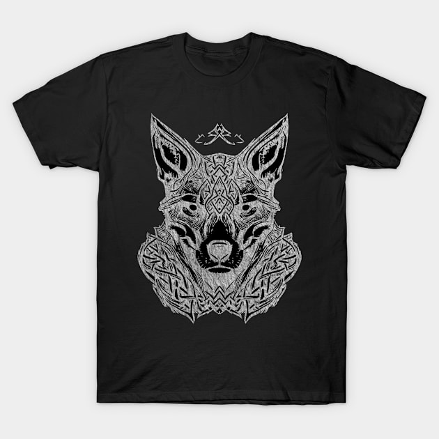 Celtic silver fox T-Shirt by jc007